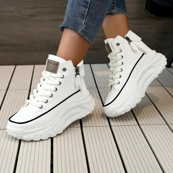 OU XING URBAN — Botas Chunky con Plataforma
