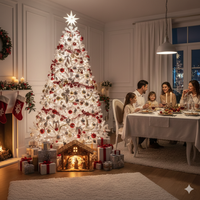 Arbol de navidad 2.10 metros (BLANCO)